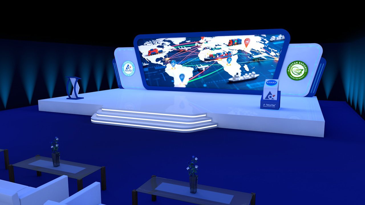 World-map stage