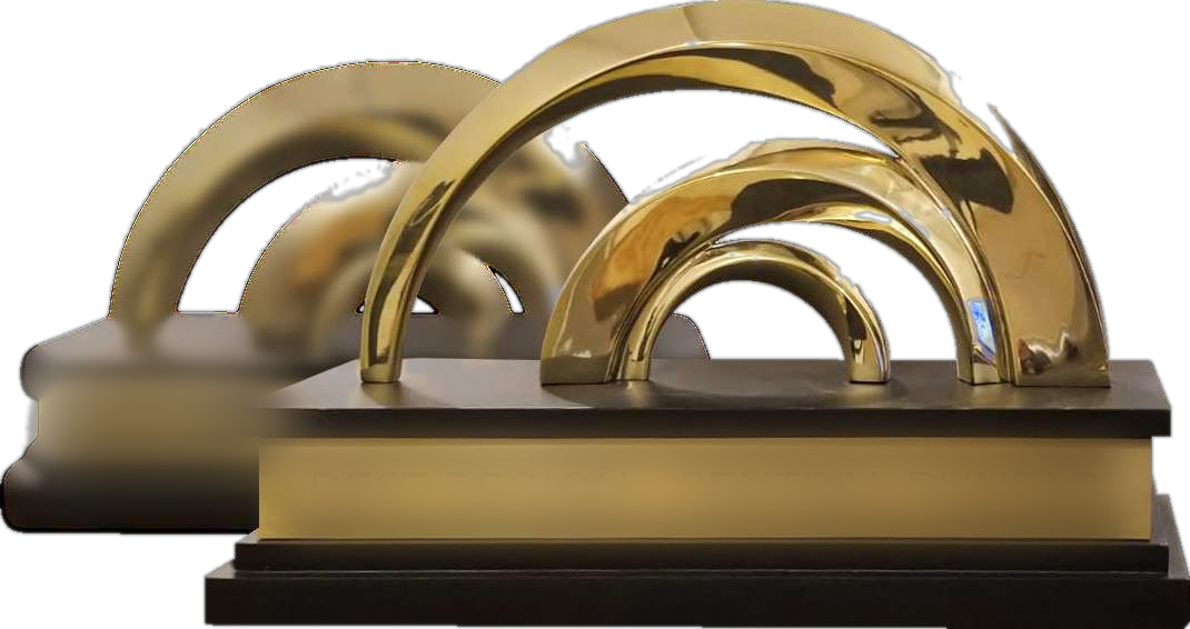 Regional award trophy