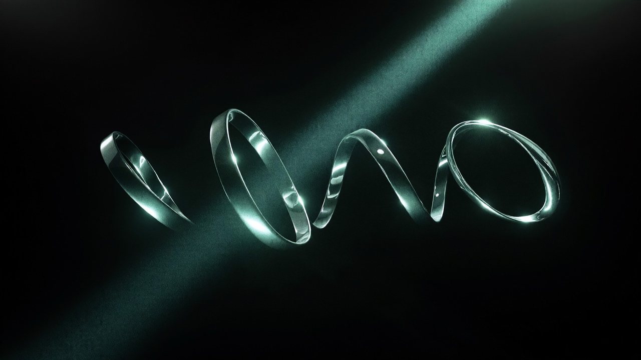 Concept: Chrome ribbon, motion study