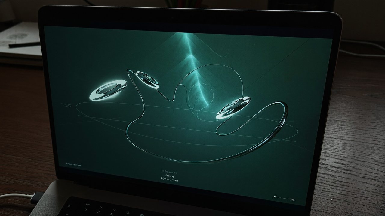 Concept: Web hero on a laptop